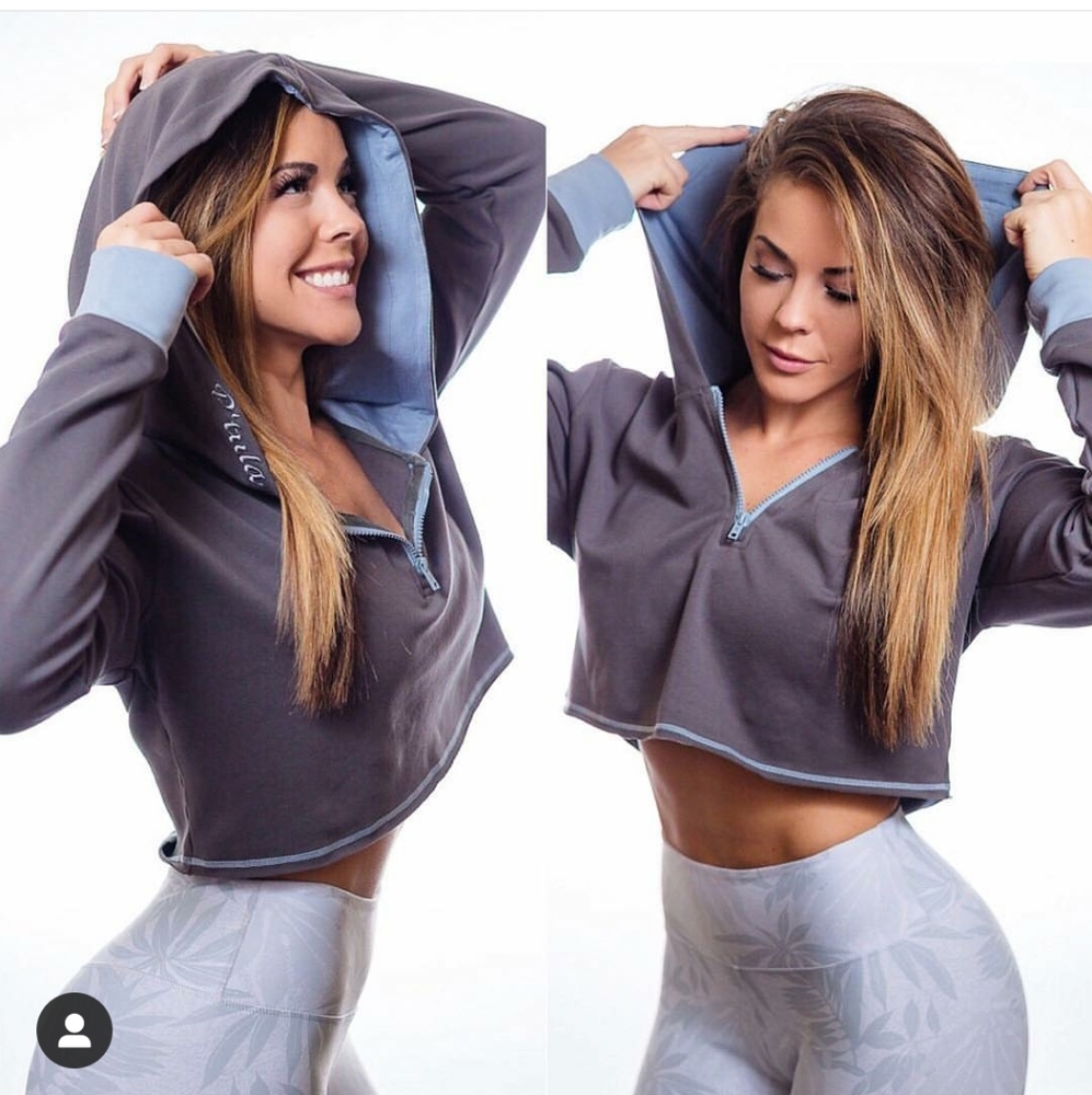 P'tula Eva Crop Hoodie